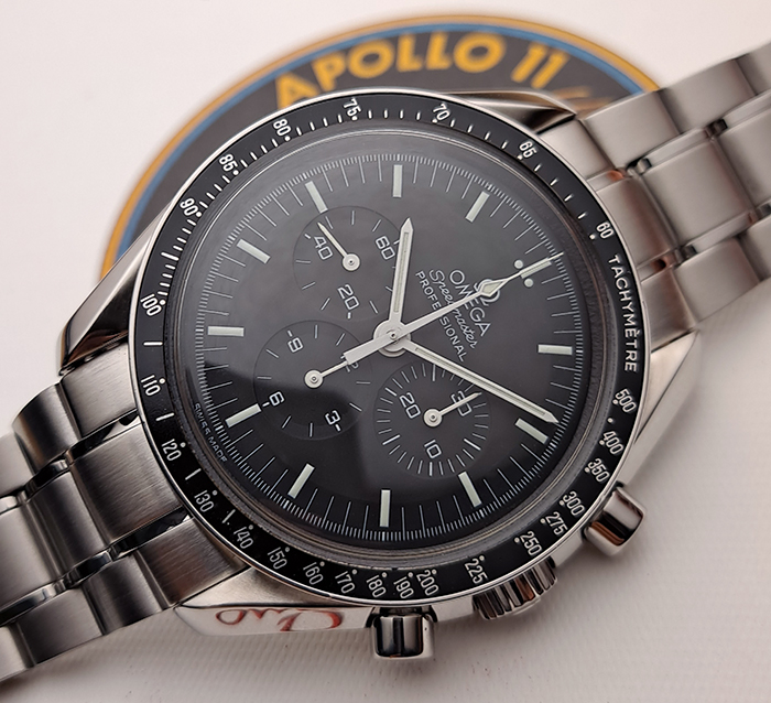 1999 Omega Speedmaster Moonwatch Apollo 11 30th Anniversary Wristwatch Ref. 3560.50